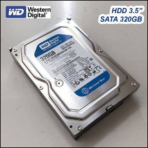 5. Harddisk - Hardisk dari WDC yang sejumlah 320 GB Harga: Rp240.000,-