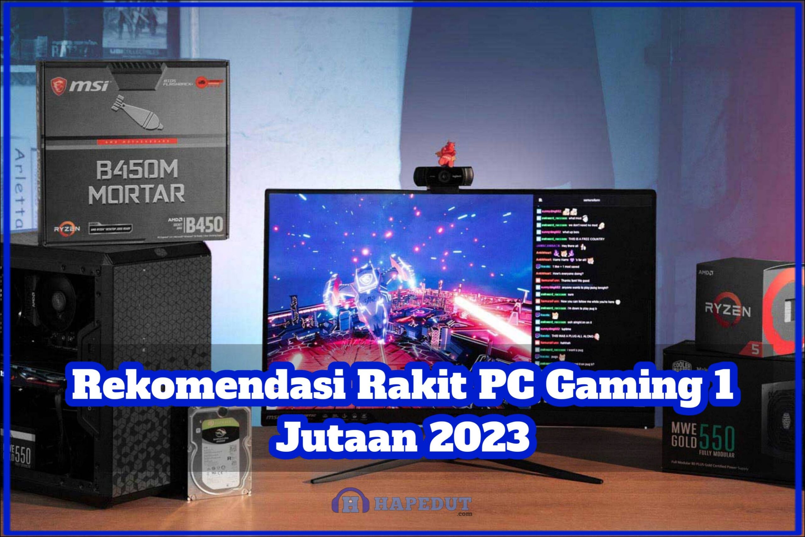 Rekomendasi Rakit PC Gaming 1 Jutaan 2023