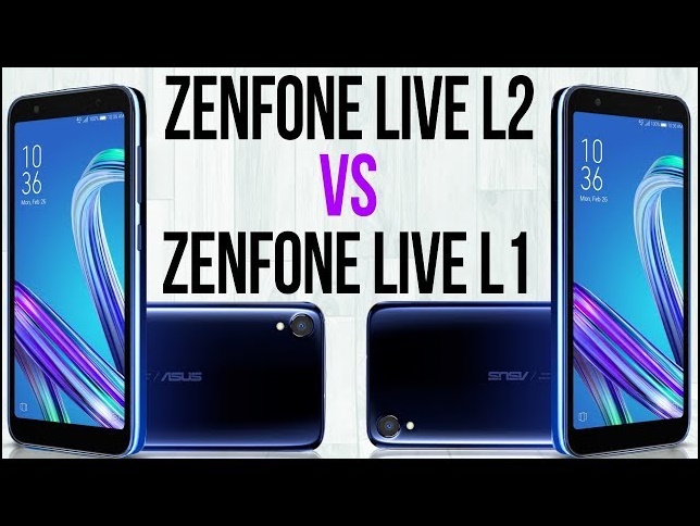 ASUS Zenfone Live L2, Live L1 : Hapedut