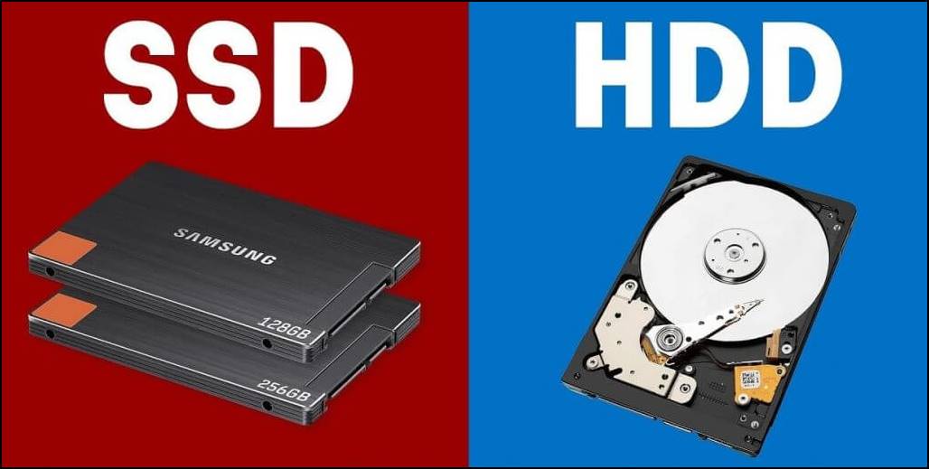 e. HDD dan SSD