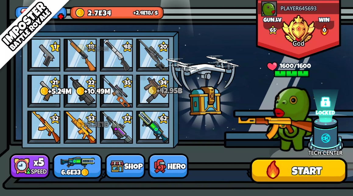 Imposter Battle Royale Mod Apk Unlimited Gems